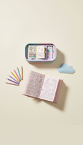 Travel Coloring Book for Kids — Mini Activity Set with Tear-Out Postcards